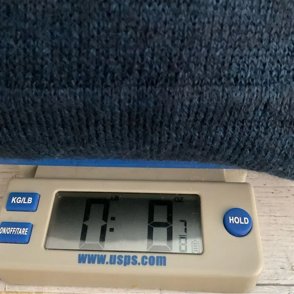 Chiaramente Women’s Sweater Tunic Dress Alpaca Mohair Wool Cowl Neck Teal Size M - Picture 12 of 12